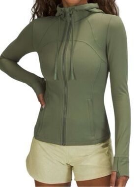 Lululemon Hooded Define Jacket *Nulu
Green Twill NWOT Size 12